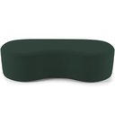Ver imagem 5 de Puff Decorativo Orgânico para Living Quarto 140cm Orbit W01 Suede Verde Musgo - Lyam Decor