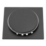 Ralo Click P/Banheiro Quadrado Preto Black 15X15 Veda Cheiro - 2