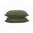 Ver imagem 2 de Kit 2 Porta Travesseiro Matelado Microfibra - Verde