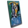Quadro Pablo Picasso Mulher Com Chapéu Amarelo:90x60 cm/DOURADA - 2