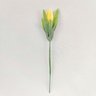 Mini Tulipa Amarela Planta Artificial 20x7cm Buque Decoração - 6