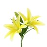 Lirio Amarelo Planta Artificial 42x20x26cm Toque Real - 1