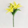 Lirio Amarelo Planta Artificial 42x20x26cm Toque Real - 2