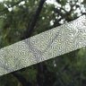 Adesivo Faixa Jateado Porta de Vidro Anti Trombada Segurança Arte na Arte Faixa de Adesivo Jateado P - 4