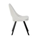 Ver imagem 4 de Cadeira para Sala de Jantar Linho Nora Cinza/Off White