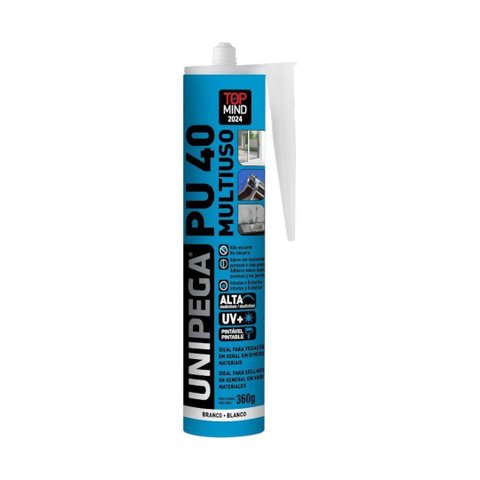 Adesito Selante Pu 40 360g-215ml Unipega Branco