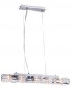Ver imagem 1 de Pendente Lazz C60cm 5 x G9 cromado e cristais transparente K9. LLUM Bronzearte