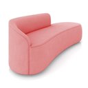 Ver imagem 7 de Sofá 4 Lugares Orgânico 220cm Morgan e Poltrona Lua Suede Rosê D03 - D’Rossi