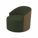 Ver imagem 3 de Poltrona Moderna Confortavel Ideal para Sala de Estar Verde Leticia