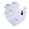 Urna Acrílico Sorteio Caixa Sugestões Cubo 30 Cm X 30 Cm - 2