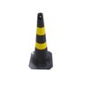 Cone de Sinalização 75 cm Preto e Amarelo FIT Plastcor - 1