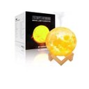 Ver imagem 1 de Umidificador Aromatizador Luminária Abajur Lua Cheia 3D