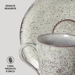 CONJUNTO C/ 6 XÍCARAS DE CAFÉ C/ 6 PIRES BIO PISTACHE 120ml - 5