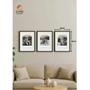 Ver imagem 2 de 03 Quadros Personalizáveis com Sua Foto com Moldura e Vidro Preto