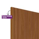 Ver imagem 3 de Painel para Tv Ripado 2.2 Modular Canela Linea Brasil - Nature Fosco
