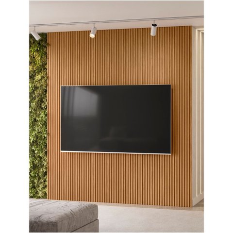 Painel para Tv Ripado 2.2 Modular Canela Linea Brasil - Nature Fosco