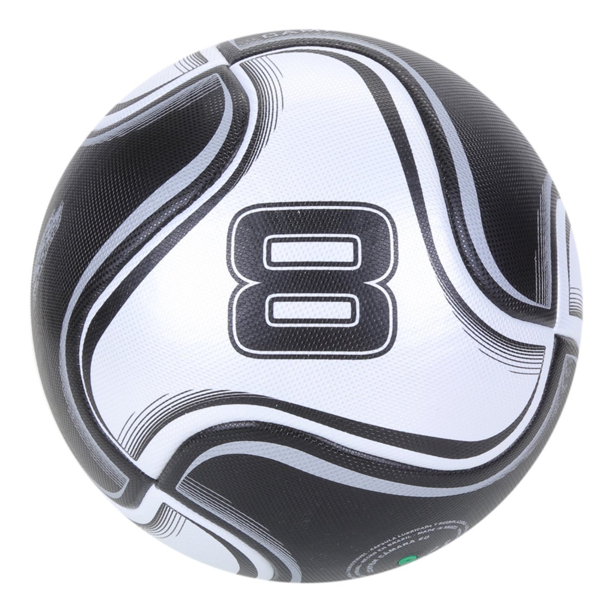 Bola de Futebol Campo Penalty 8 Pro XXI;Cor:Branco +Preto;Tamanho: Único;Gênero: Unissex - 3