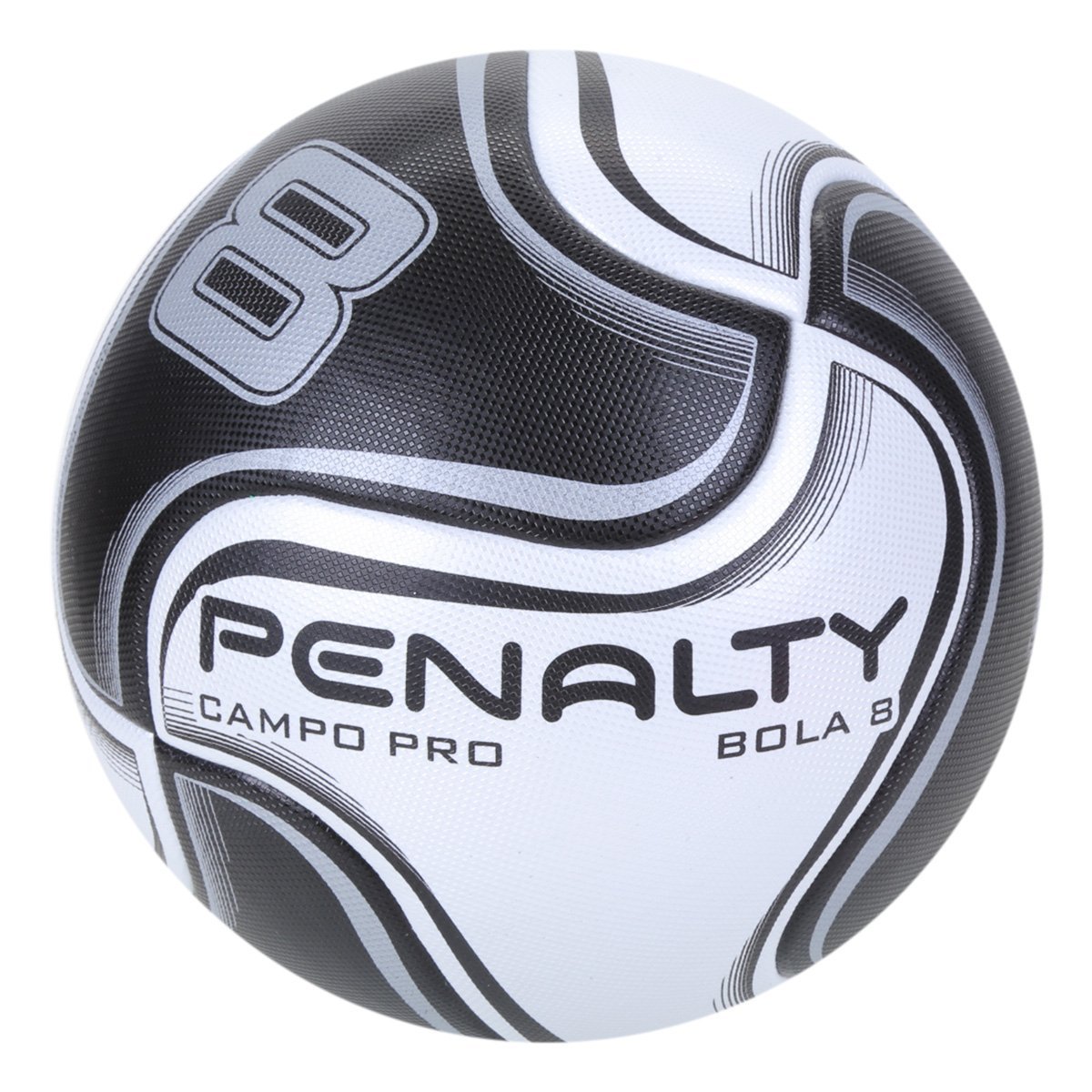 Bola de Futebol Campo Penalty 8 Pro XXI;Cor:Branco +Preto;Tamanho: Único;Gênero: Unissex - 2