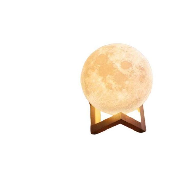 Umidificador Aromatizador Luminária Abajur Lua Cheia 3D