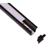 Kit 2 Perfil de Aluminio Embutir 1 Metros Slim 24,83x14,4mm - 1