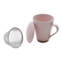 Ver imagem 1 de Caneca Ceramica C/infusor Romance Rosa 300ml Rojemac 35381