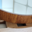 Ver imagem 4 de Bandeja Decorativa Espelhada MDF Multilaminado Amadeirado Natural 36x24cm