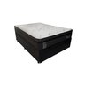 Cama Base Box com Baú Casal + Colchão de molas ensacadas Madrid Probel - 138x188x72:Preto - 3