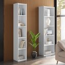 Ver imagem 2 de Kit Livreiro Luiza e Livreiro Janaina Branco - Dominic Decor Luiza e Janaina