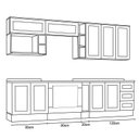 Ver imagem 3 de Cozinha Modulada Americana 10 Cinza - Henn