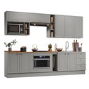 Ver imagem 1 de Cozinha Modulada Americana 10 Cinza - Henn