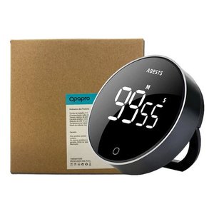 Temporizador Volume Ajustavel 2 em 1 Led Cronometro