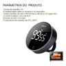Temporizador Volume Ajustavel 2 em 1 Led Cronometro - 9