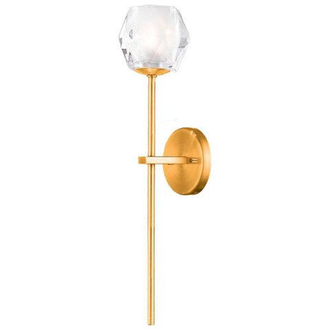 Luminaria Arandela de Parede Cristal com Lampada Led Quarto