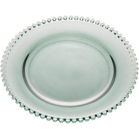 SOUSPLAT CRISTAL PEARL VERDE 32 CM
