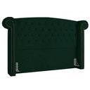 Ver imagem 1 de Cabeceira Cama Box Casal Queen 160cm Provença P02 Veludo Verde Musgo - Mpozenato