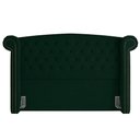 Ver imagem 3 de Cabeceira Cama Box Casal Queen 160cm Provença P02 Veludo Verde Musgo - Mpozenato