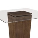 Ver imagem 7 de Conjunto Sala de Jantar Mesa Ômega Tampo de Vidro 8 Cadeiras Classic Cel Móveis