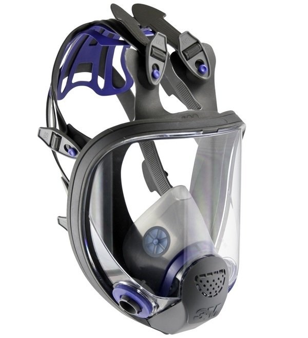 Mascara Respirador Facial Inteira 3M FF-400 CA 28019 HB004187074 - 5