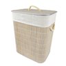 Cesto De Roupa De Bambu Multiuso 50x41x31cm Organizador - 1