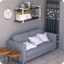 Ver imagem 2 de Prateleira Estilo industrial Para Sala Parede GND BM 120cm