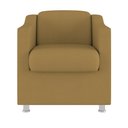 Ver imagem 3 de Kit 2 Poltronas Decorativas Veludo Reforçada Consultório Sala Suede Cor:capuccino
