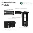 Ver imagem 4 de Armário de Cozinha Completa 260 Cm Suspenso Preto Nice Madesa 10 Preto
