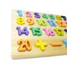Alfabeto em Madeira MDF Kit Montessoriano Com Números e Letras Tabuleiro Móvel Pedagógico - kit Alfa - 7