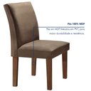 Ver imagem 5 de Conjunto Sala de Jantar Mesa Tampo de Vidro e 4 Cadeiras Classic