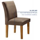 Ver imagem 5 de Conjunto Sala de Jantar Mesa Tampo de Vidro e 4 Cadeiras Classic