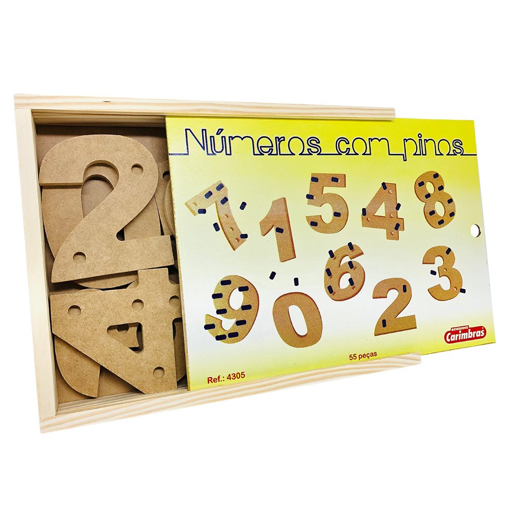 Jogo Educativo Infantil Alfabeto e Número Brinquedos Inteligente - MX