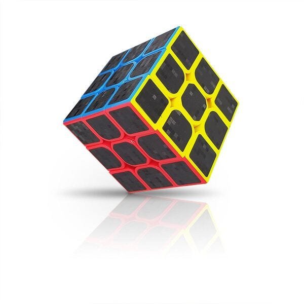 Cubo Mágico 3x3 Carbono