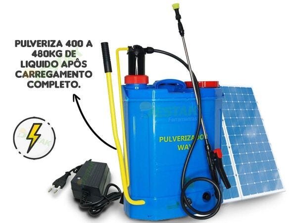 Pulverizador Elétrico/Manual com Painel Solar Importway Iwpcps20-020 - 3