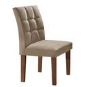 Ver imagem 6 de Conjunto Sala de Jantar Mesa Classic Tampo de Vidro 4 Cadeiras Vitória