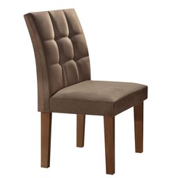 Conjunto Sala de Jantar Mesa Classic Tampo de Vidro 4 Cadeiras Vitória  - 6